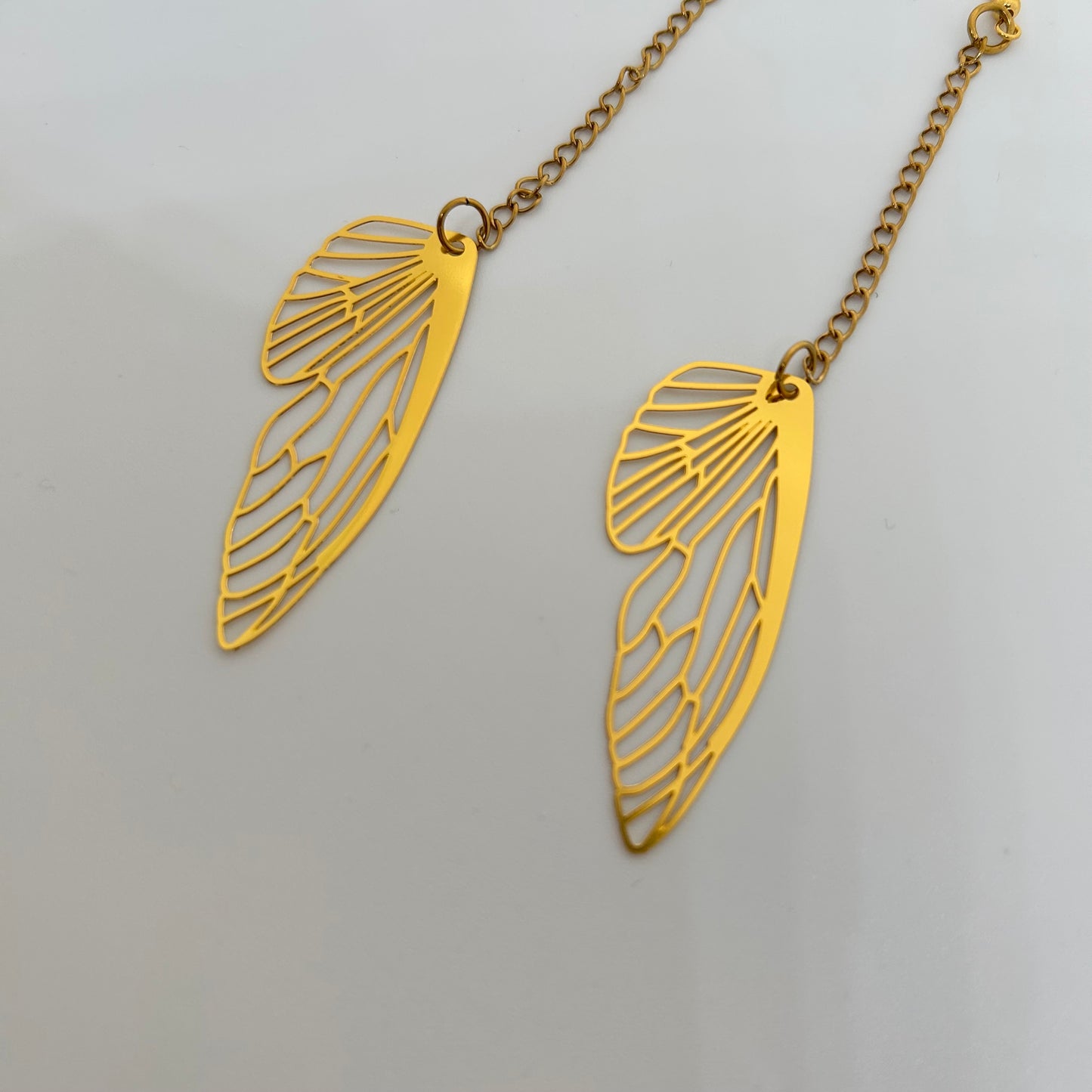 Gold fairy earrings