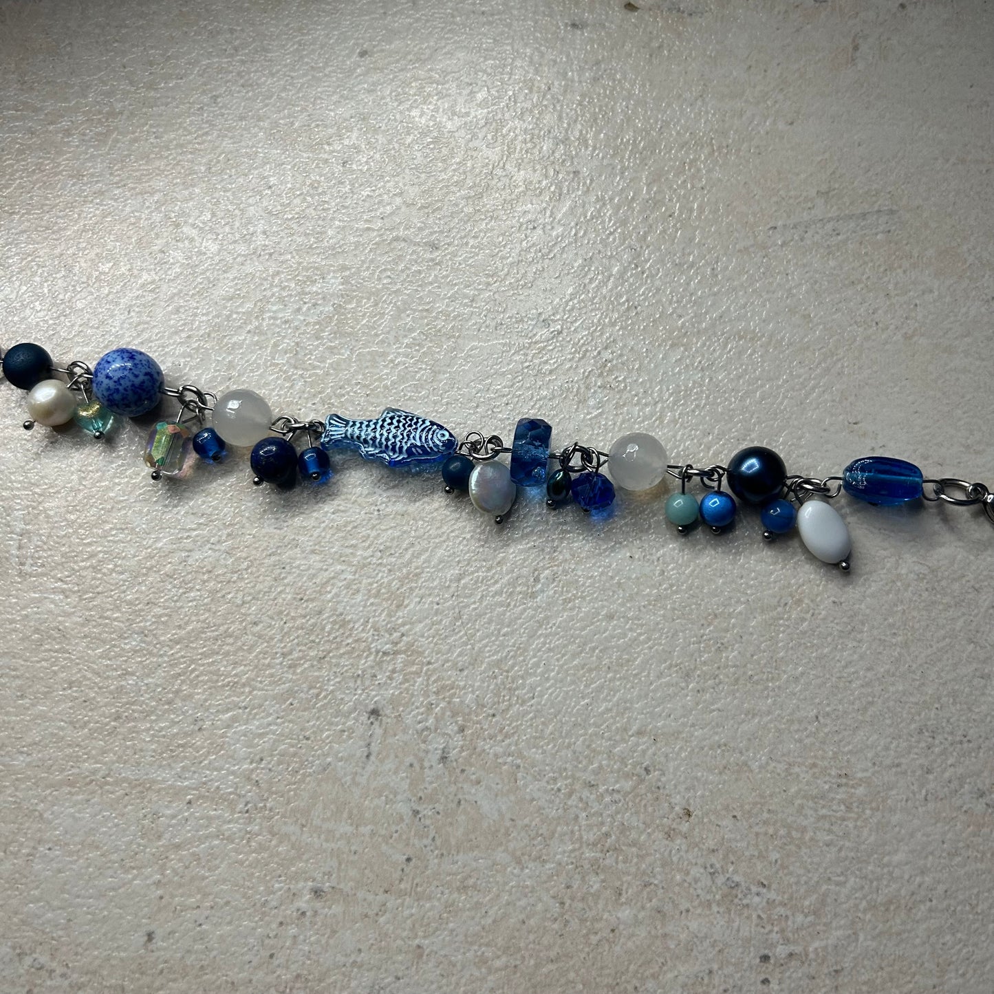 blue fish bracelet