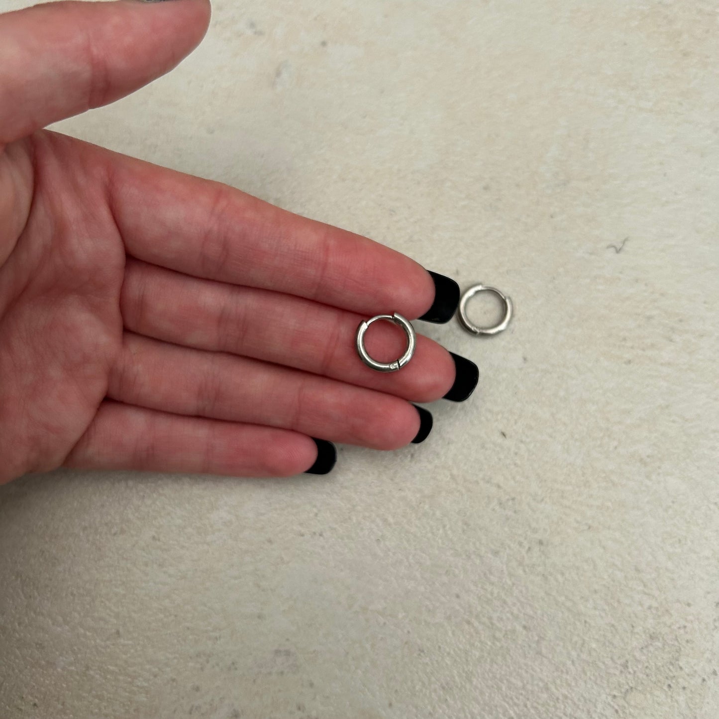 Mini stainless steel hoops