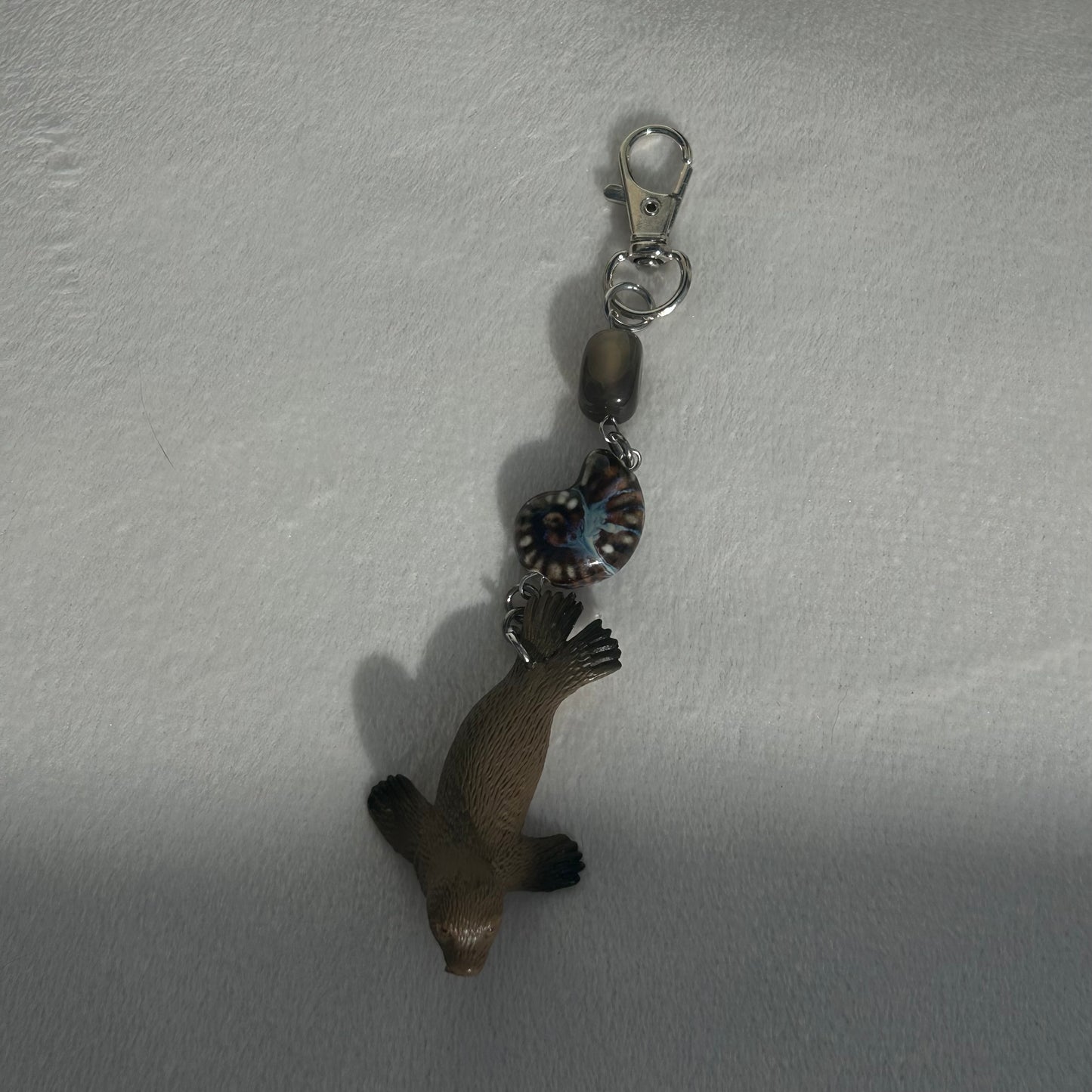 Seal charm keyring