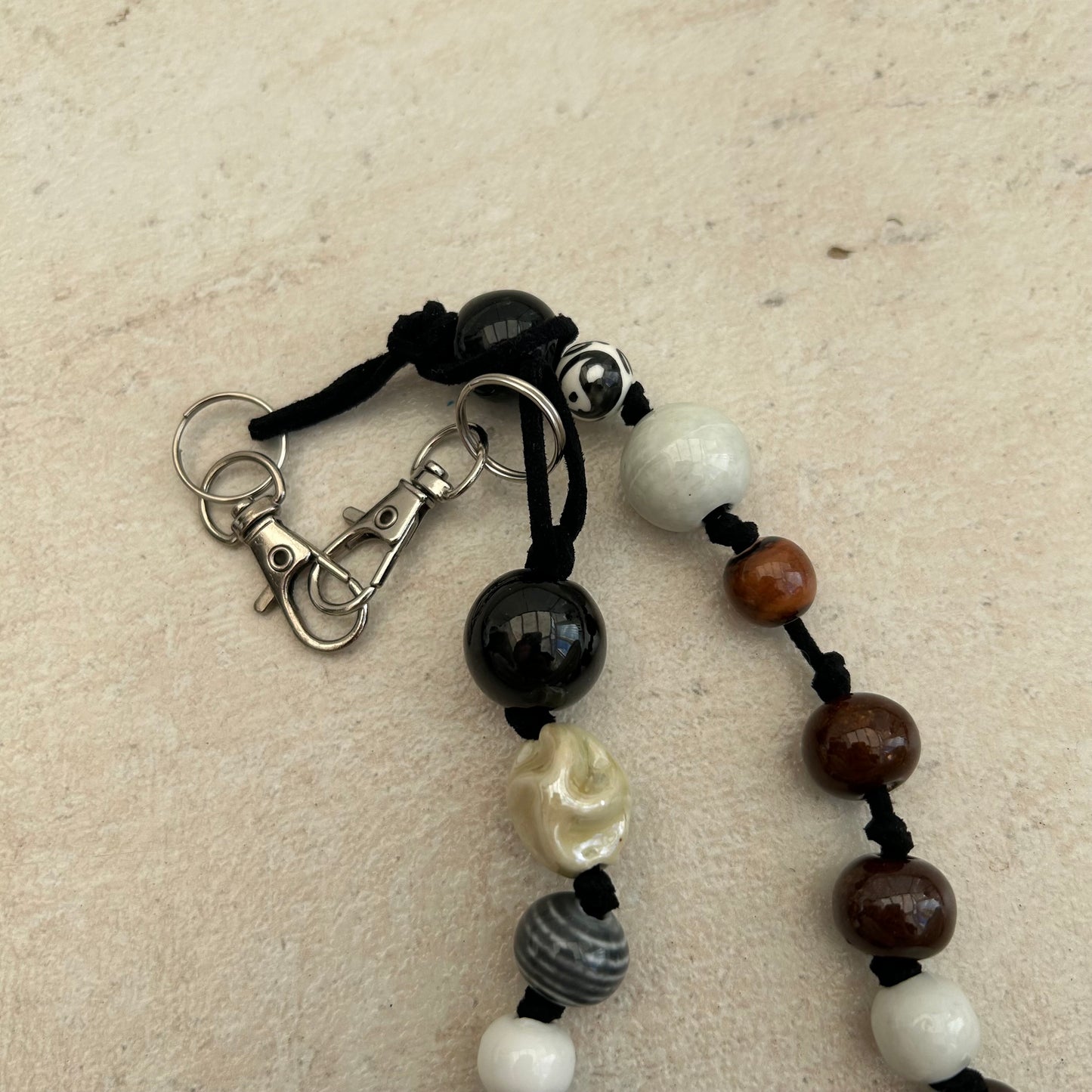 Ceramic bag charm