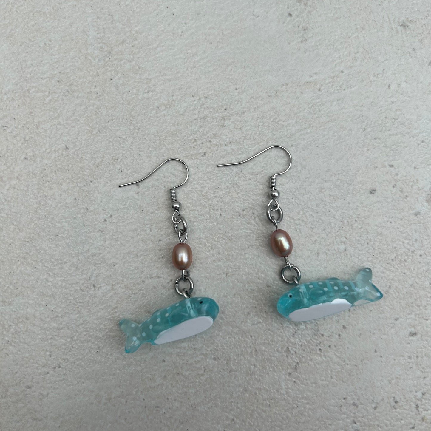 whale shark earrings