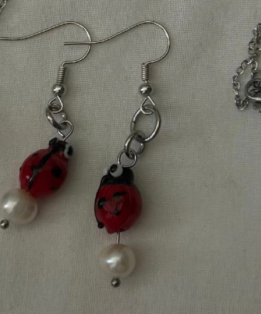 Ladybug earrings