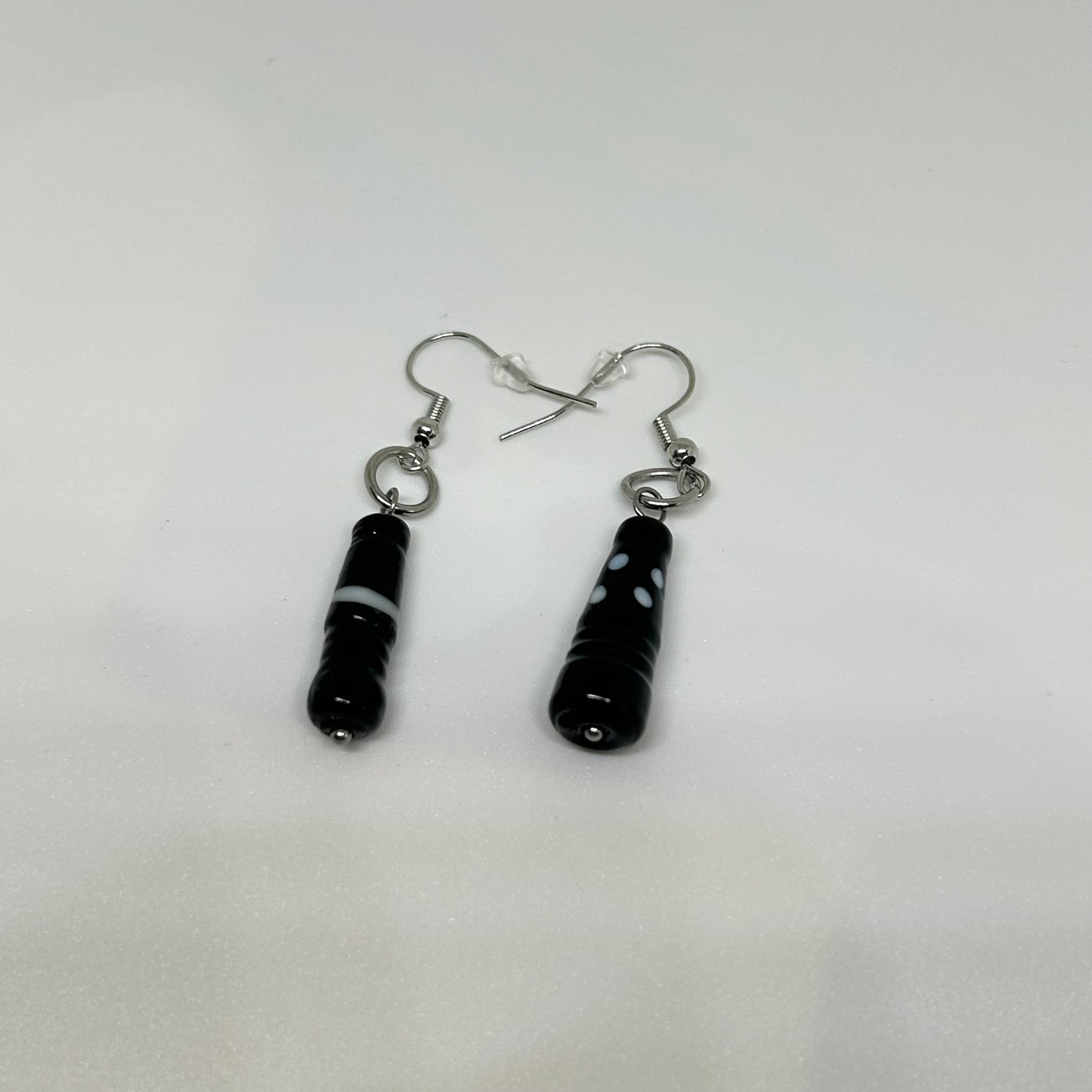 Salt and pepper shaker earrings