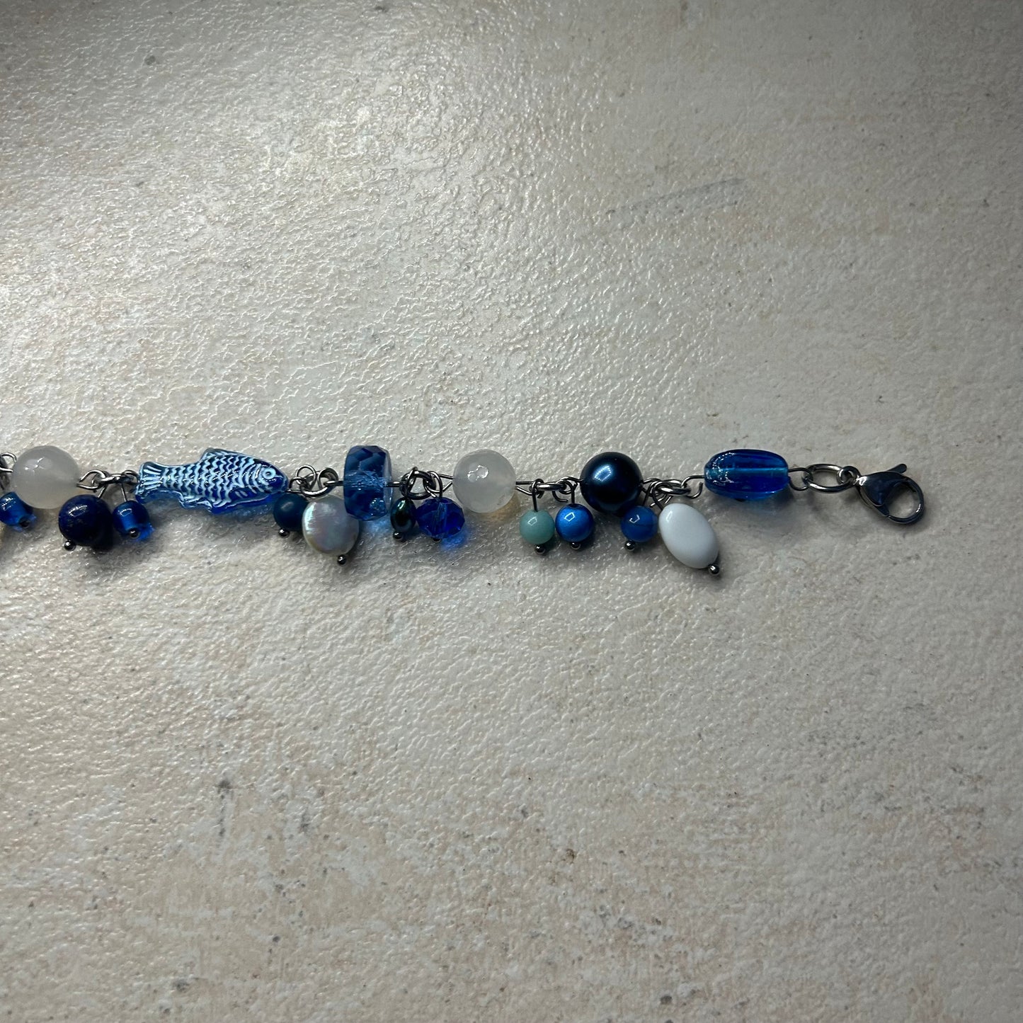 blue fish bracelet