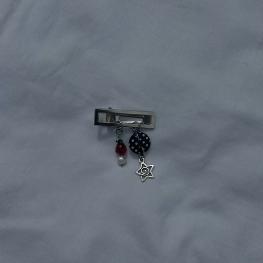 Polka Ladybug clip
