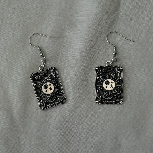 Magician tarot earrings