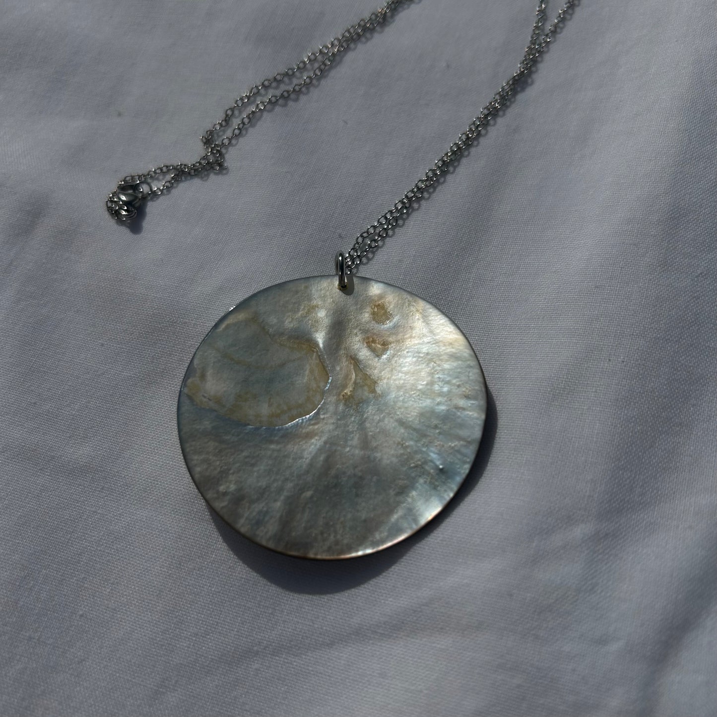Abalone pendant necklace