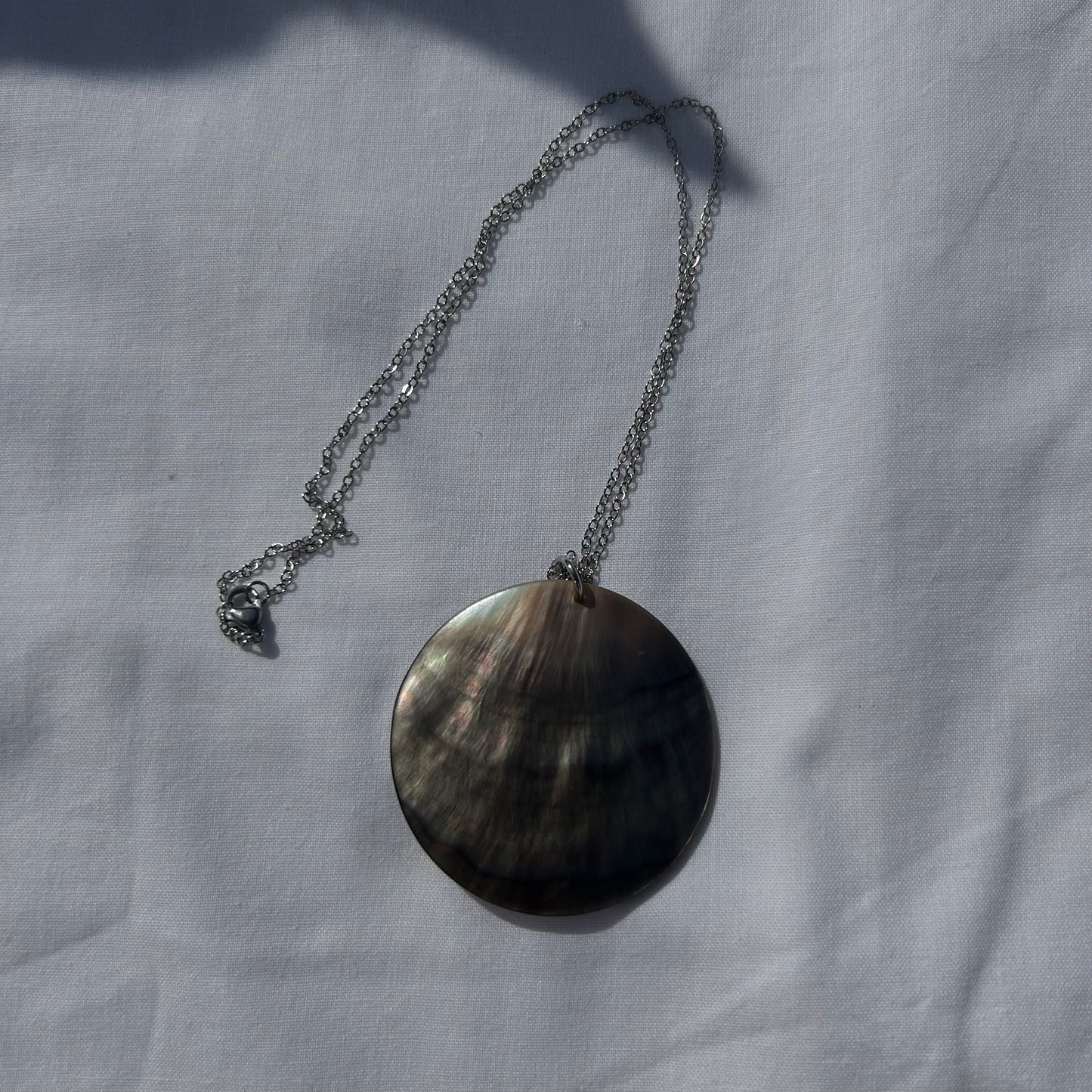 Abalone pendant necklace