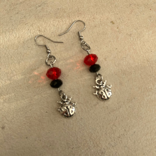 Lady bird earrings