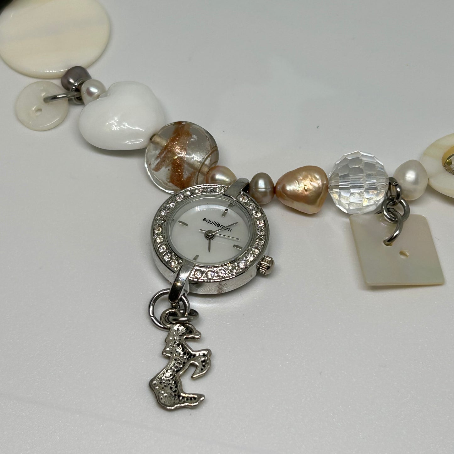 Watch horse pendant necklace
