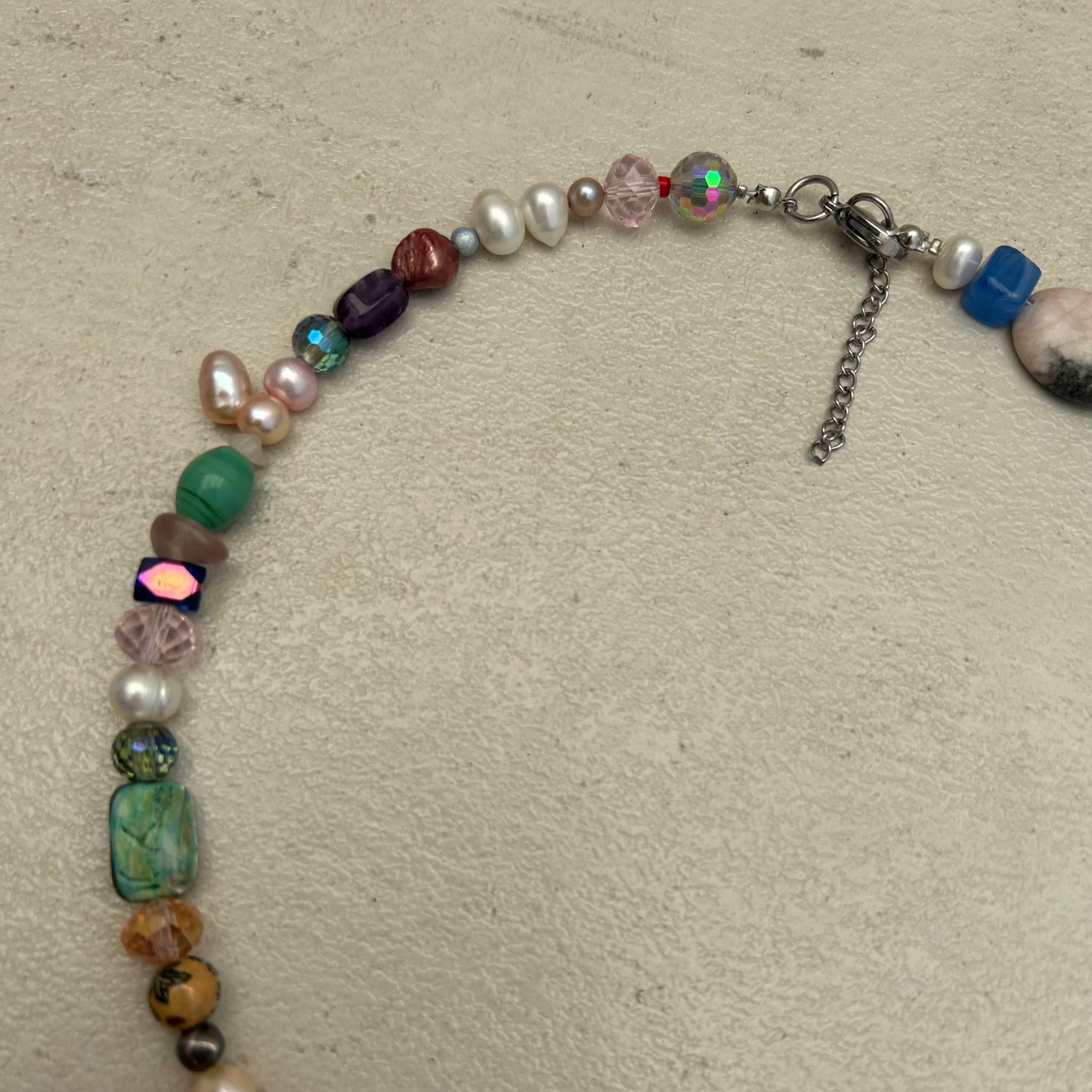 Dragonfly beaded necklace