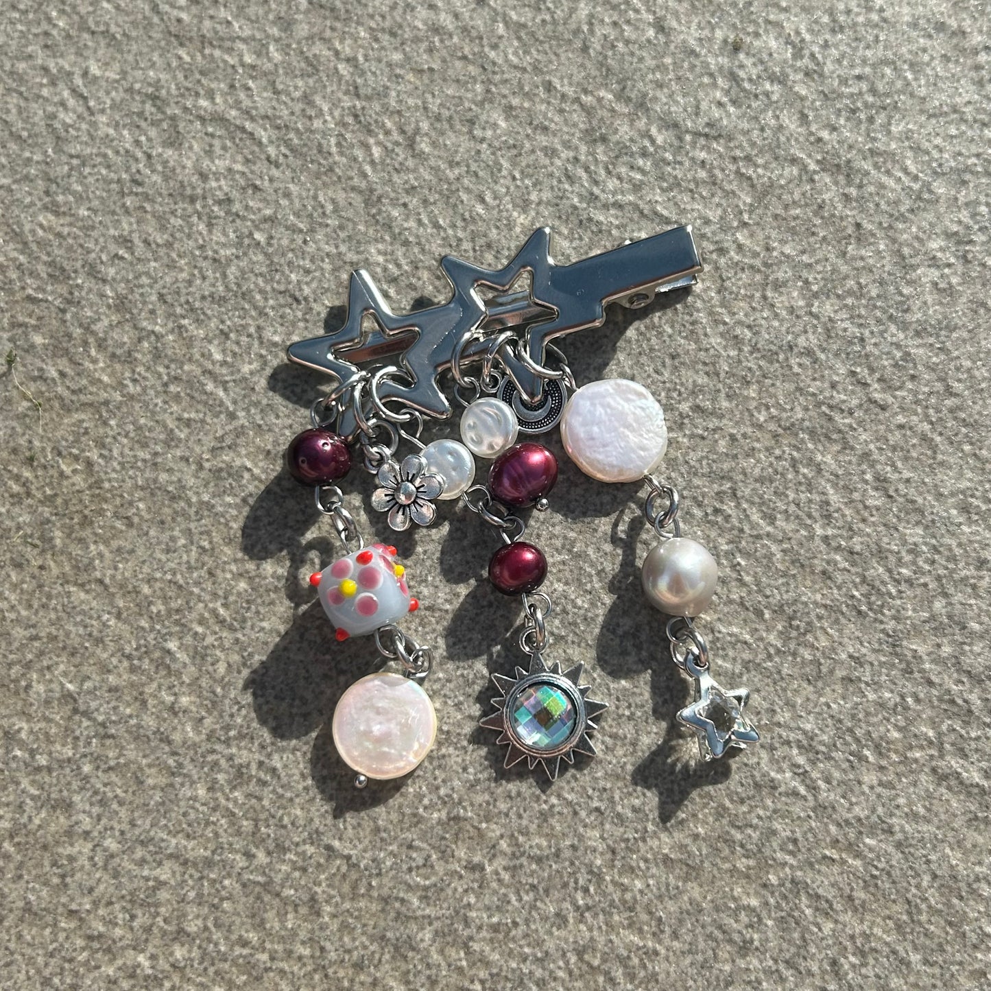 Purple star clip