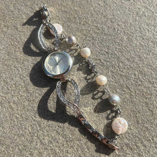 La Redoute upcyled watch necklace