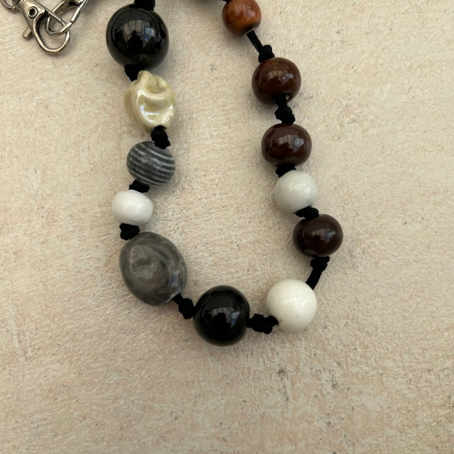 Ceramic bag charm