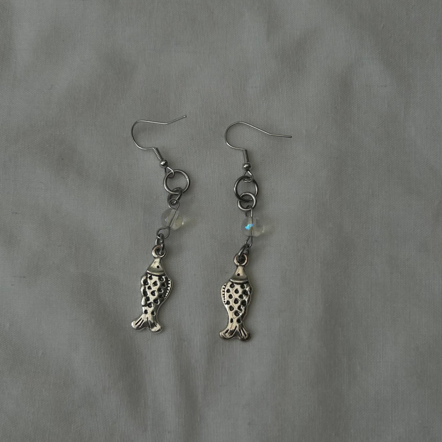 Fish beaded earrings