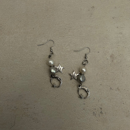 Love you to the moon and back earrings
