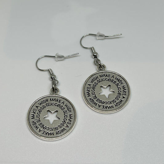 Make a wish star earrings