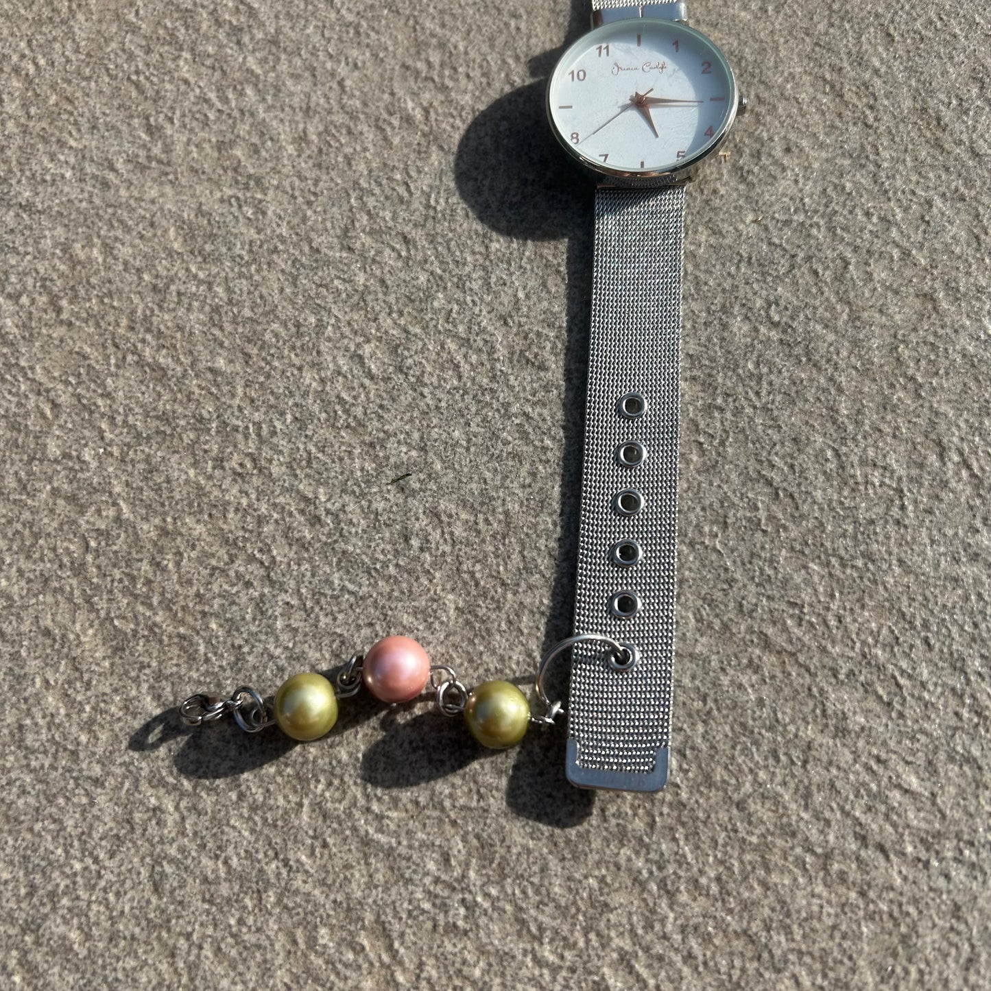Jessica Carlisle beaded upcyled watch