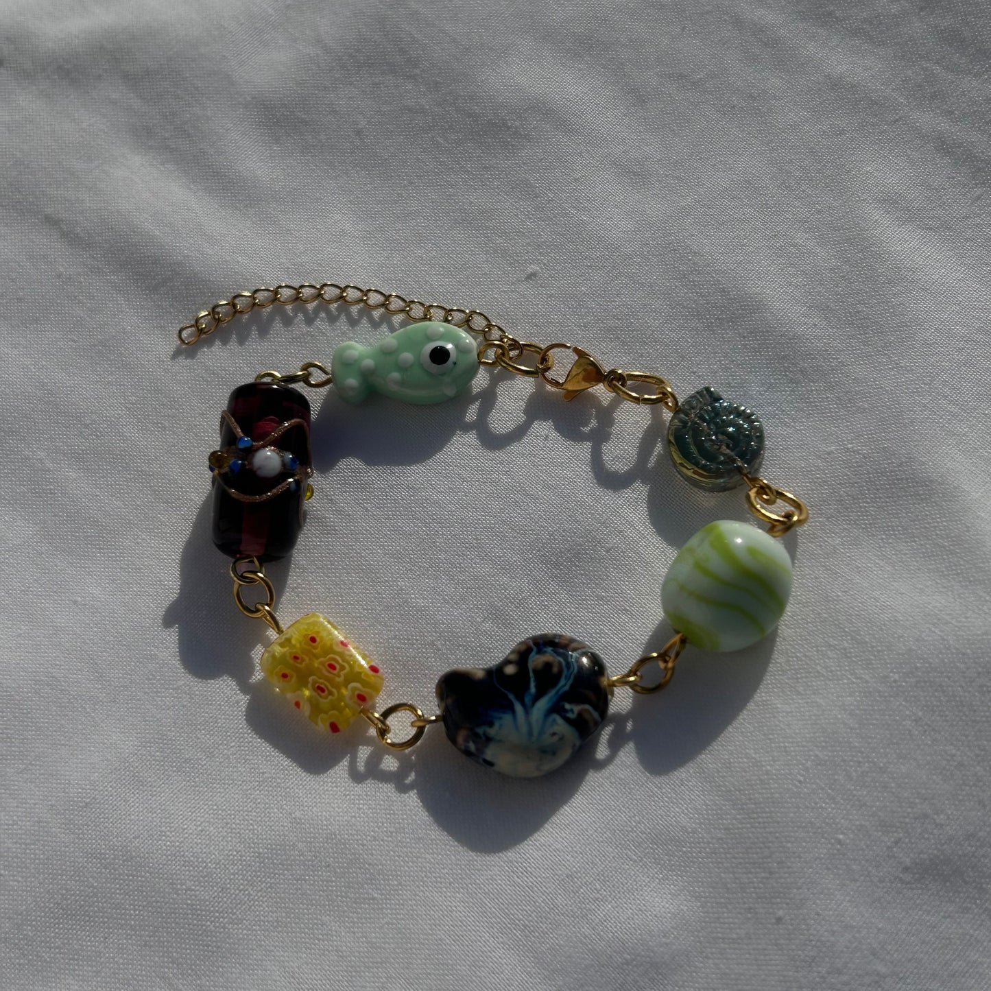 Shell beaded bracelet