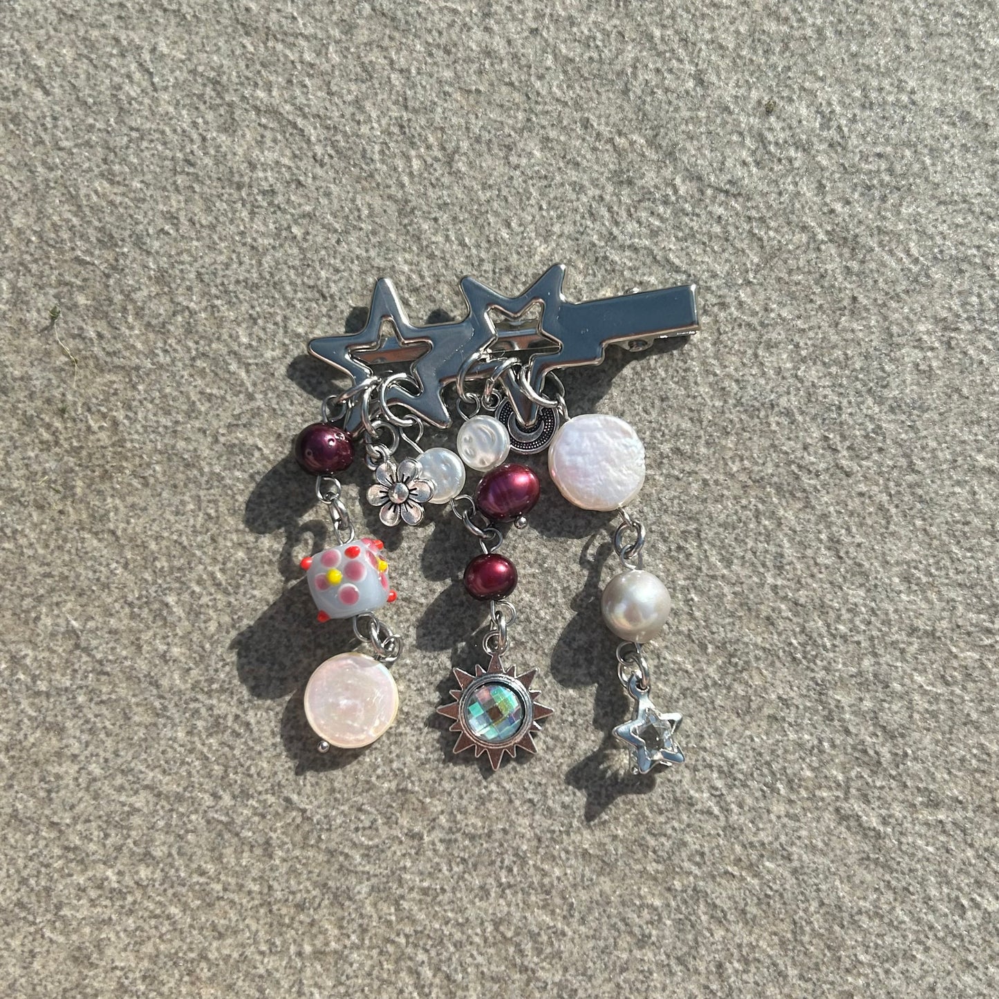 Purple star clip