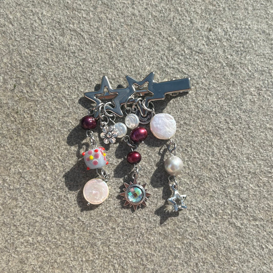 Purple star clip