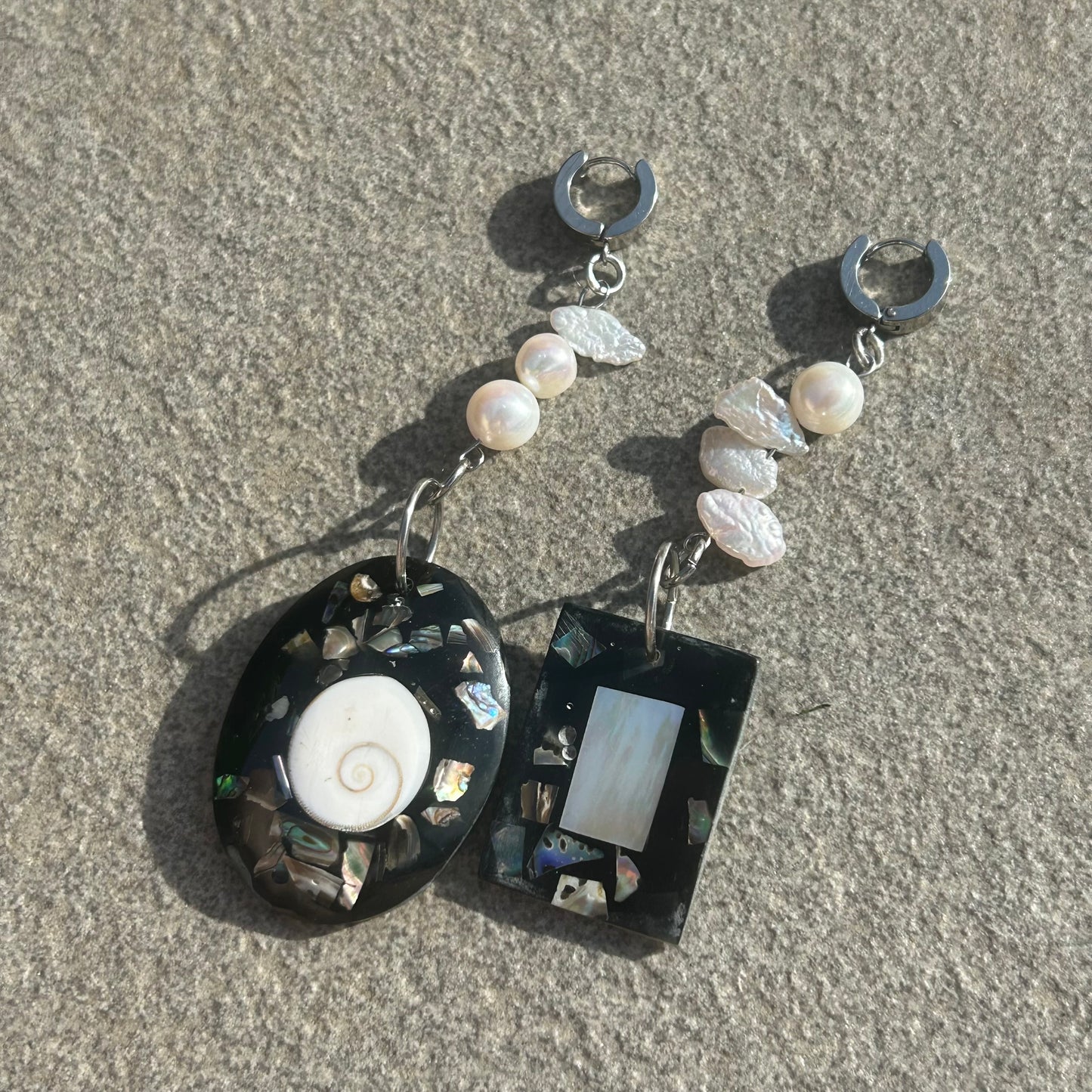 Asymmetrical earrings