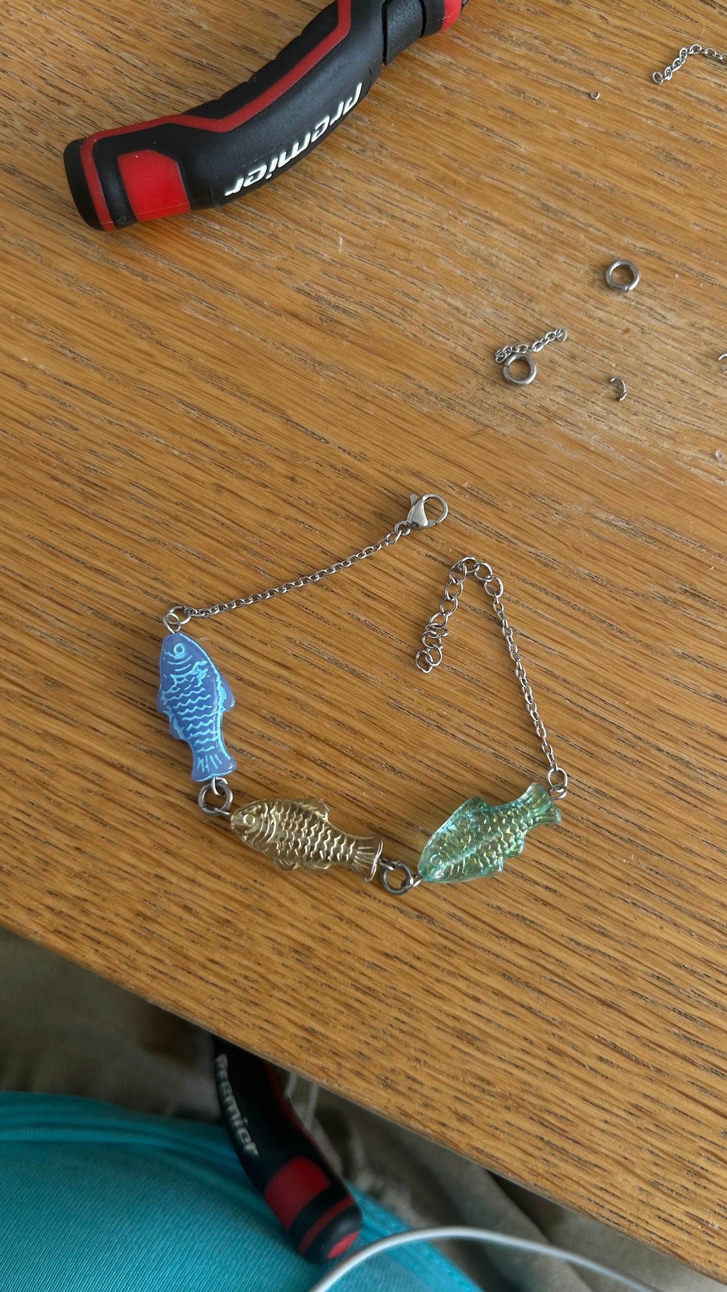 Custom fish bracelet