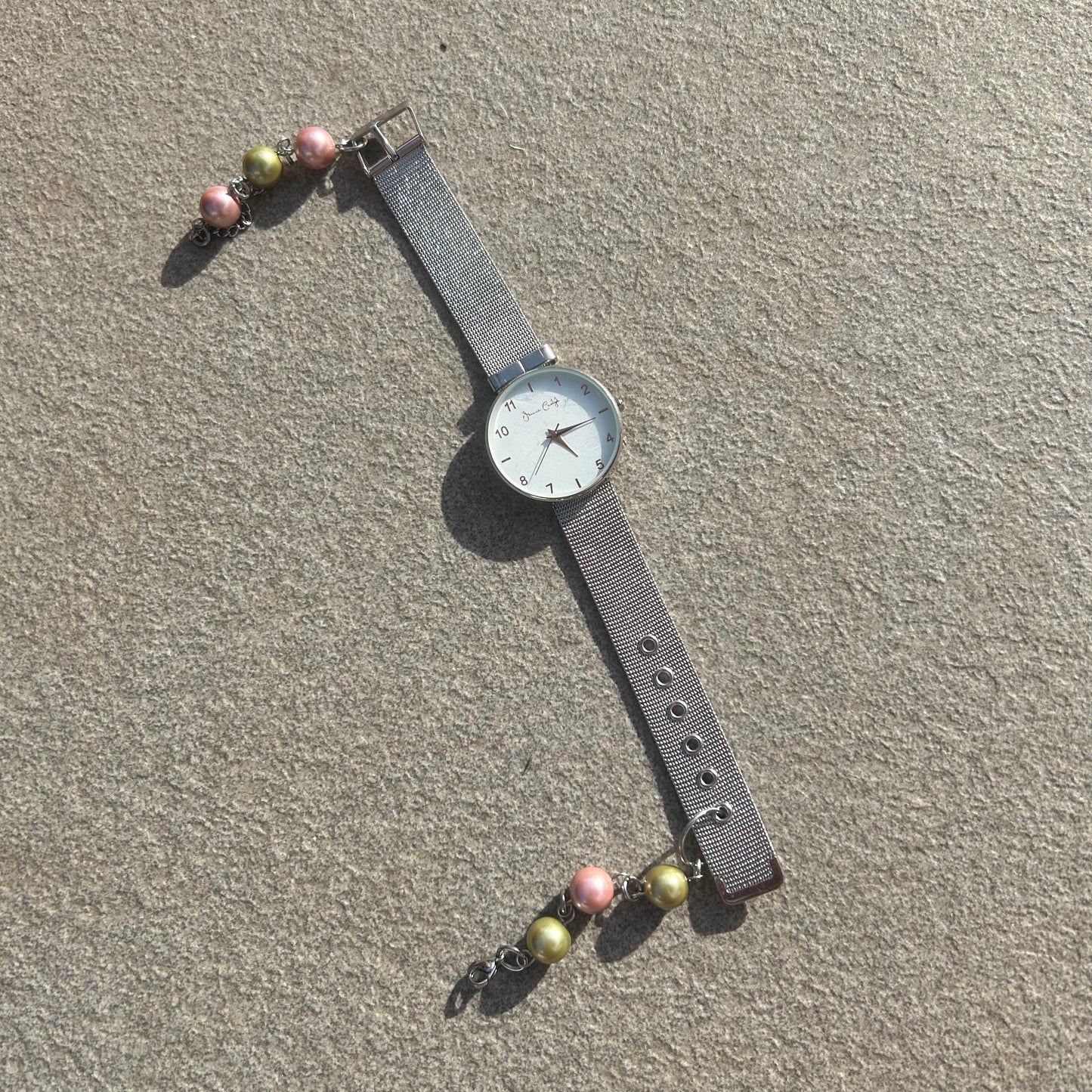 Jessica Carlisle beaded upcyled watch