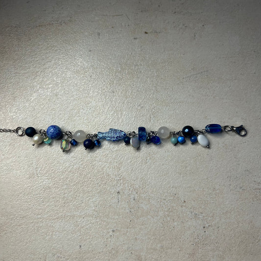blue fish bracelet