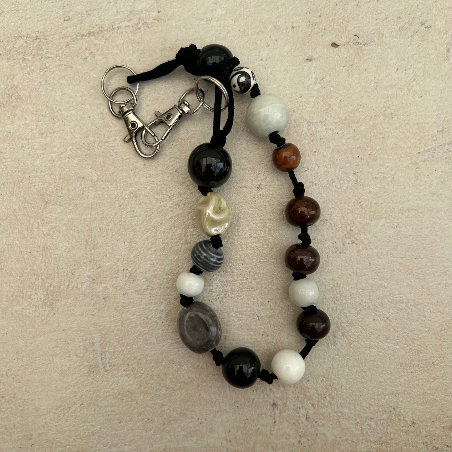 Ceramic bag charm