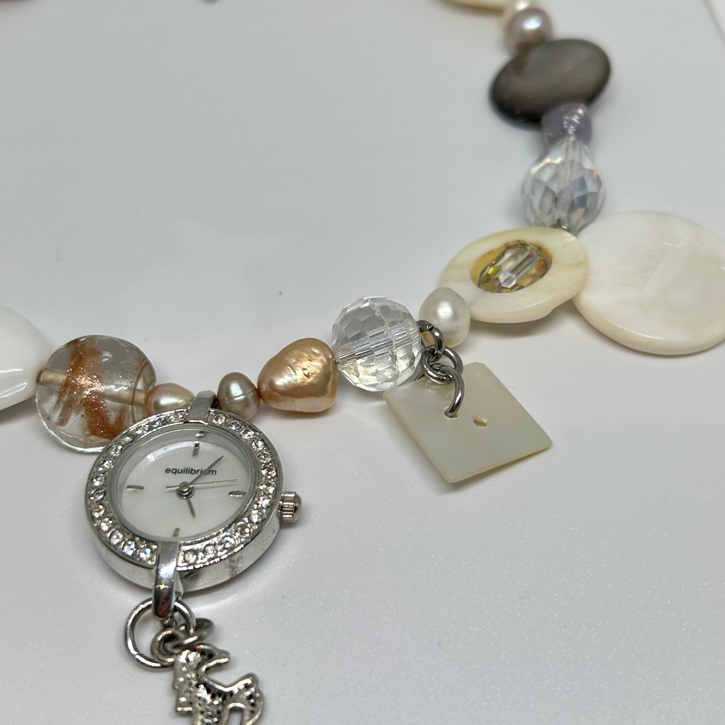 Watch horse pendant necklace