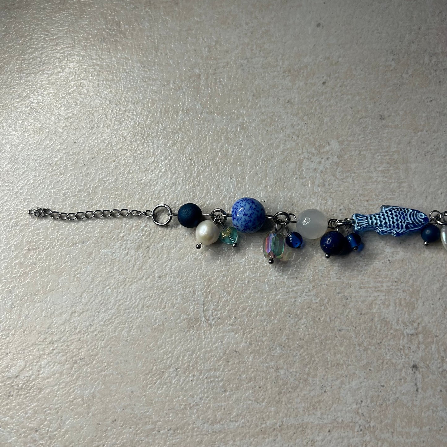 blue fish bracelet