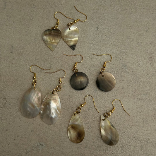 shell mystery earrings