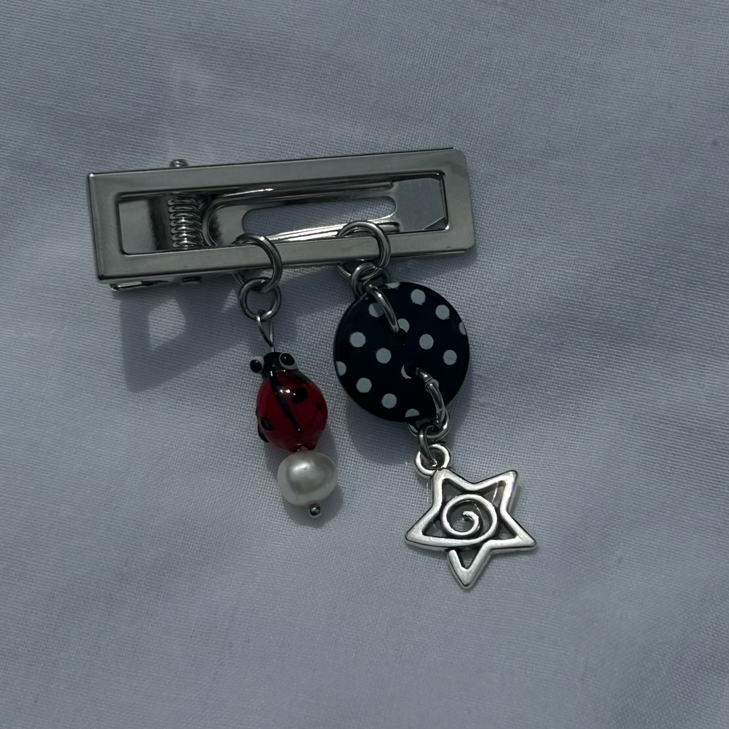 Polka Ladybug clip