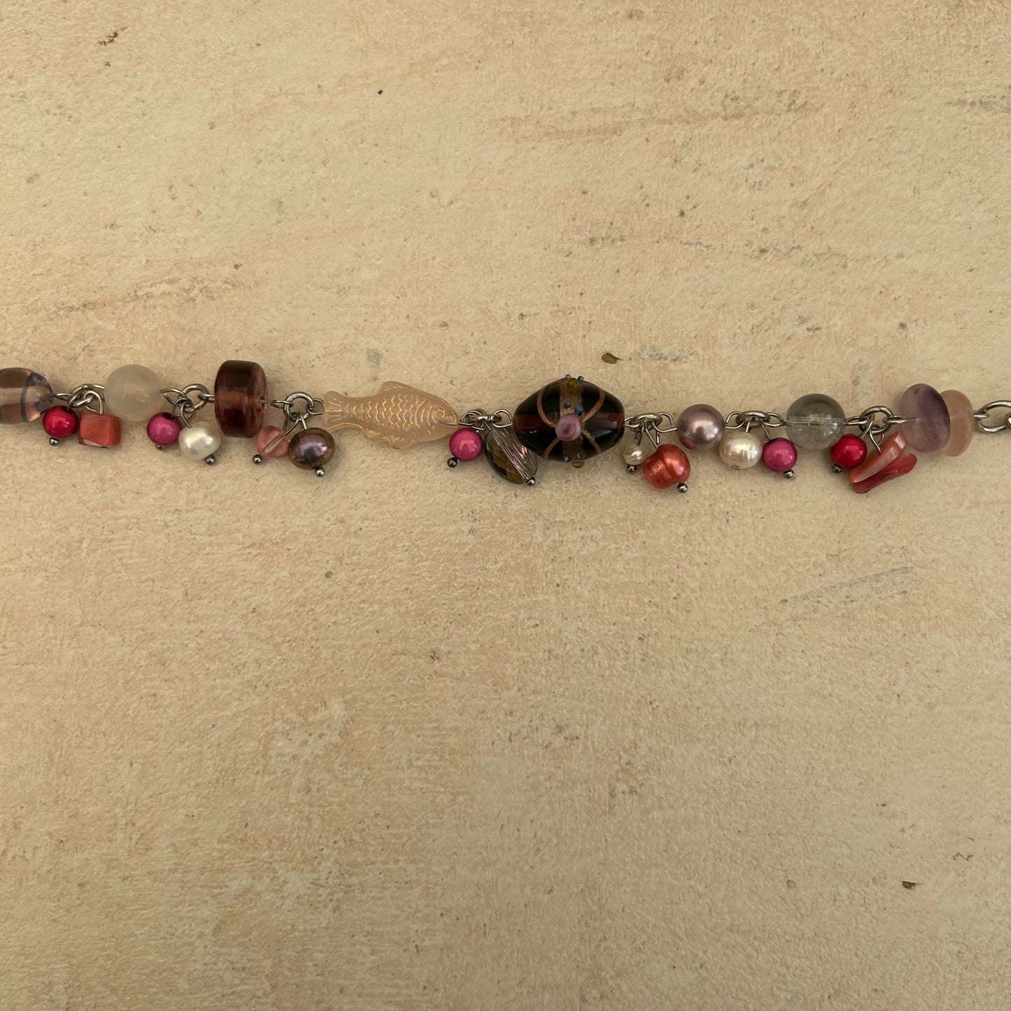 pink salmon bracelet 1