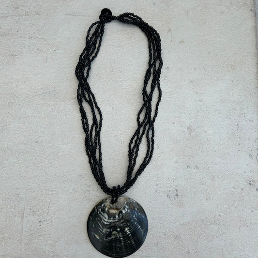 Black Sea shell mother of pearl necklace