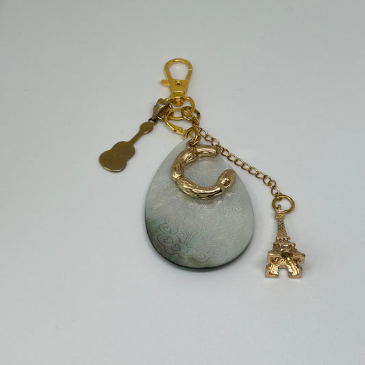 Charlie Eiffel Tower keyring