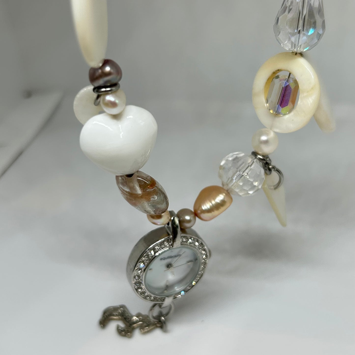 Watch horse pendant necklace