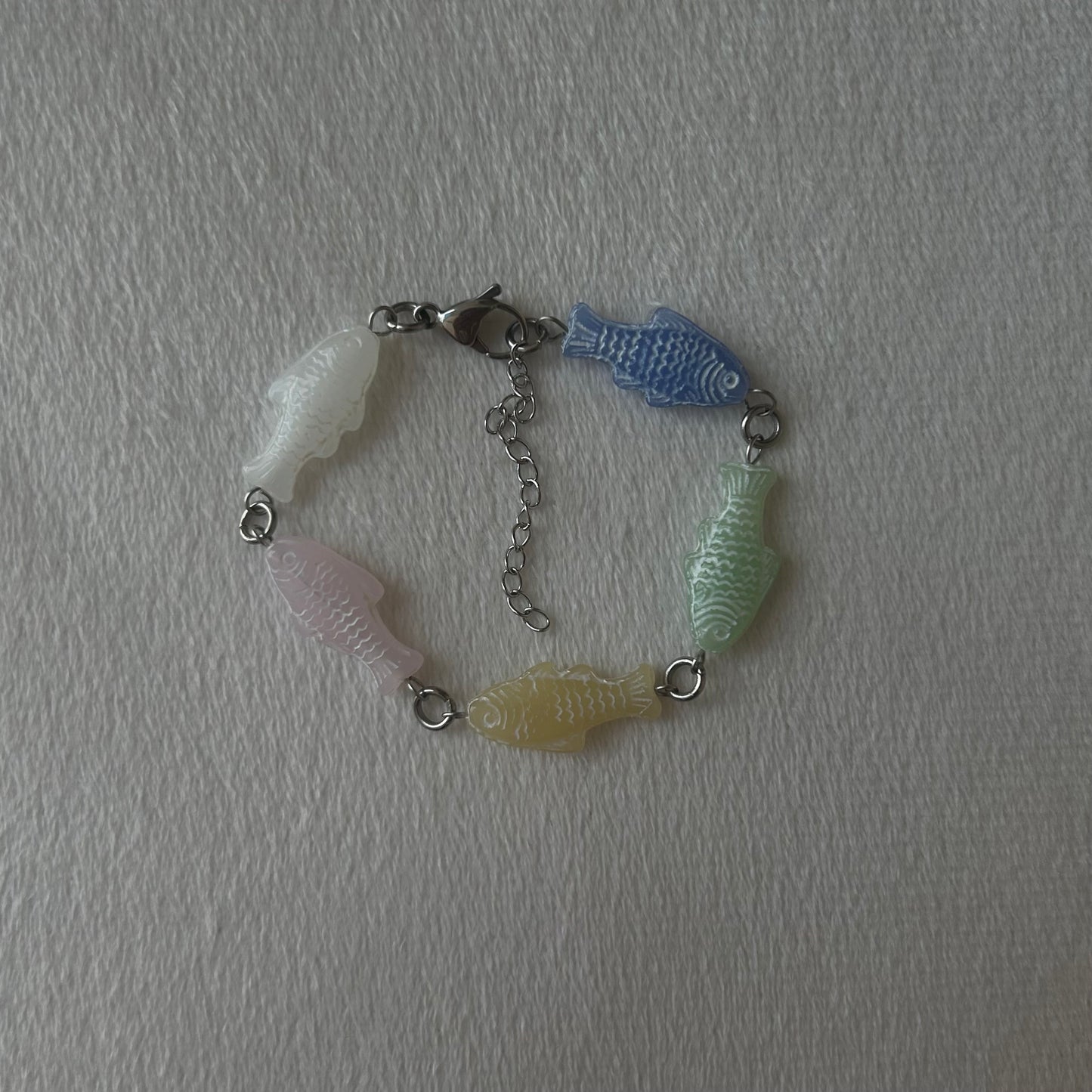Pastel fish bracelet