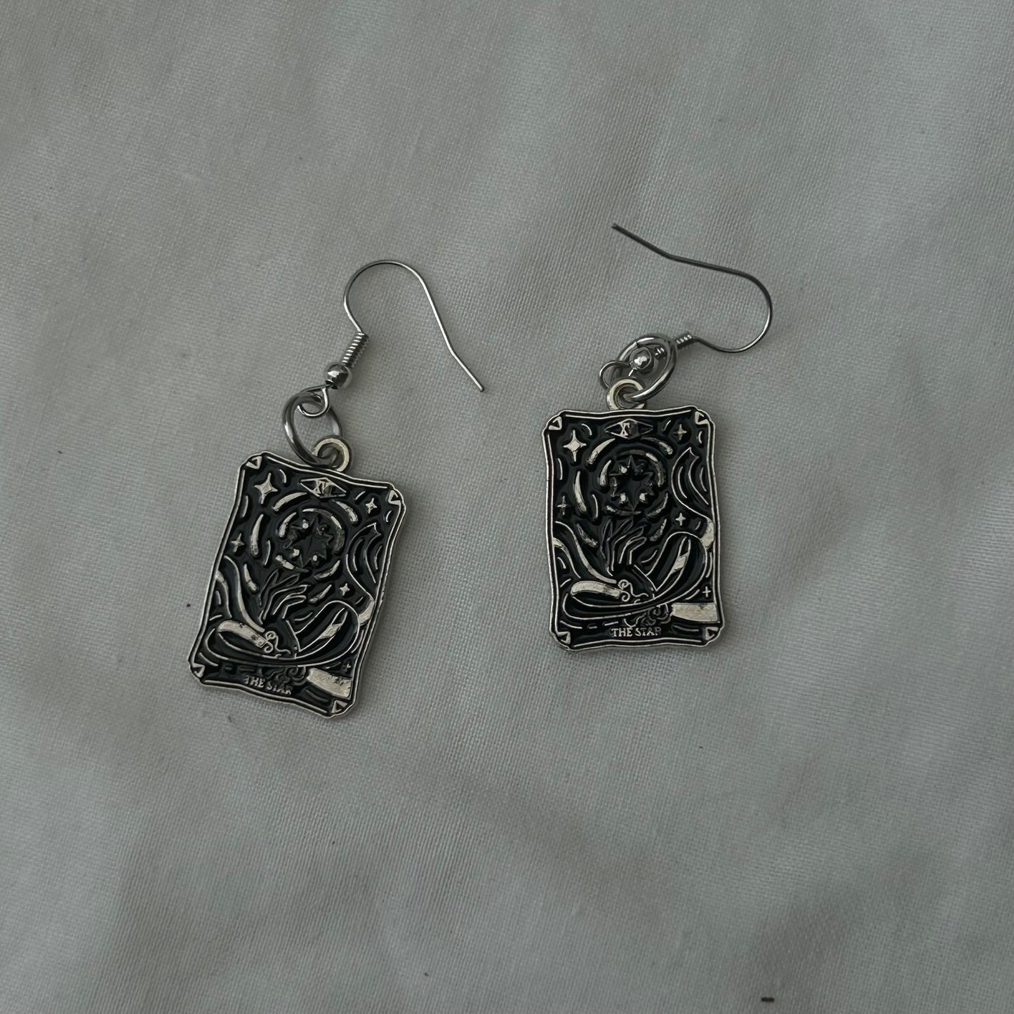 The star tarot earrings