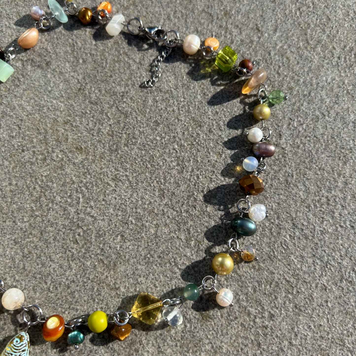 spring fish necklace