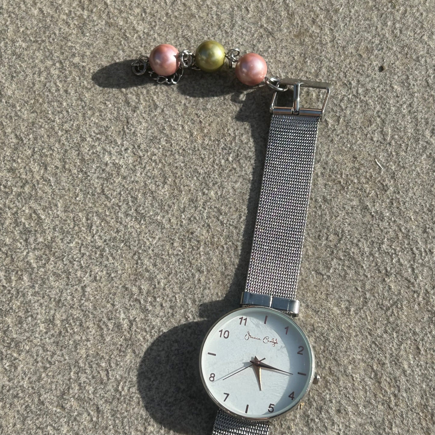 Jessica Carlisle beaded upcyled watch