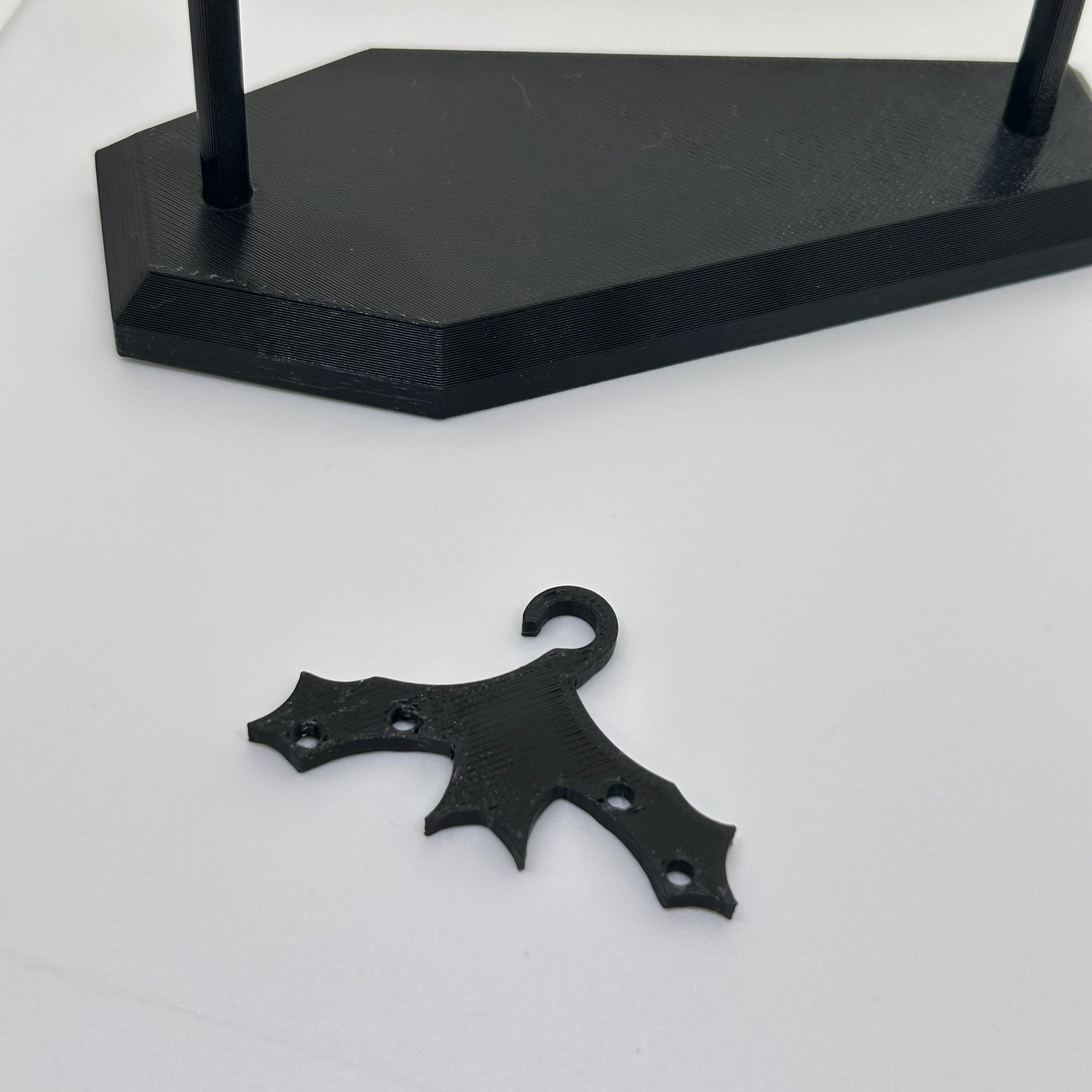 Black bat earring hanger organiser