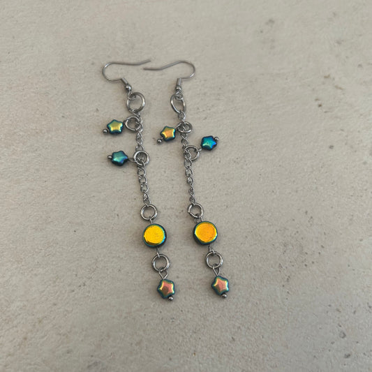 moon & stars earrings