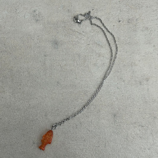 goldfish stainless steel necklace
