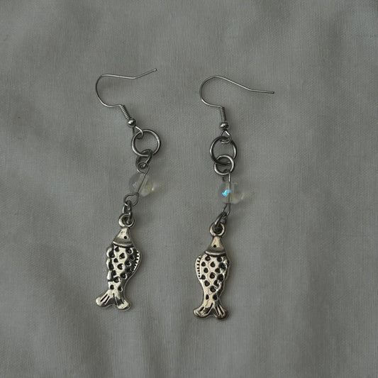 Fish beaded earrings