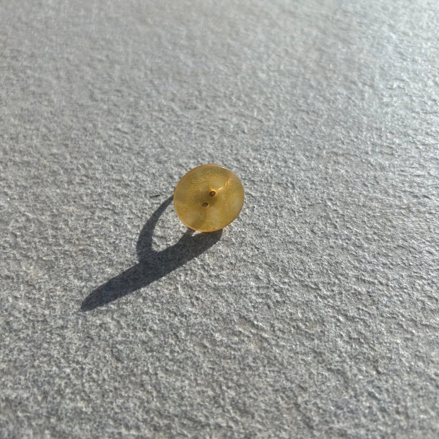 Yellow button ring