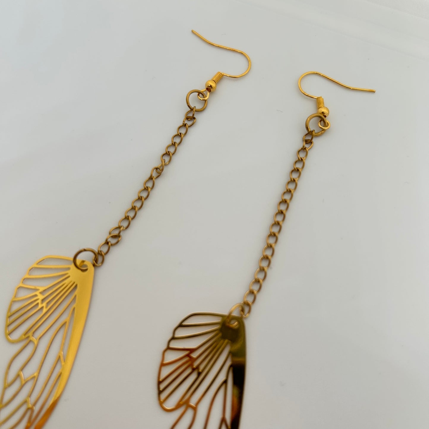 Gold fairy earrings